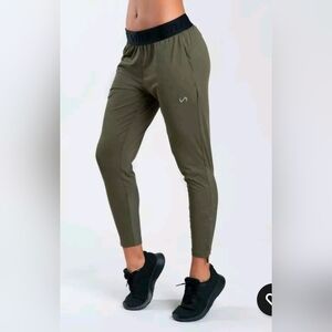 TLF Legacy Low-mid Rise Workout Joggers Marshland Green And Black Size Small